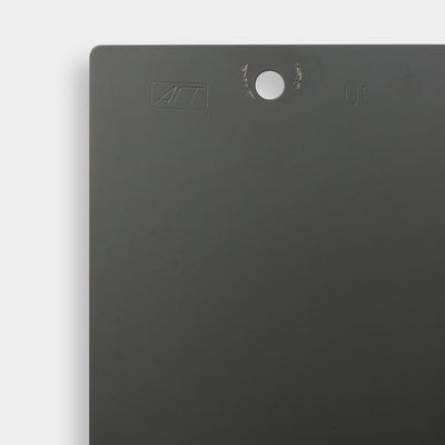 ACT Cold Rolled Steel 4" x 18" x 0.032" Sag Flat 17 Hole Panel with Chemfos 700 Chemseal 59 Ecoat: ED6450HE