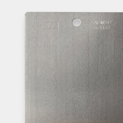ACT Aluminum 5052-H32 3" x 6" x 0.025" with Mill Oil and Square Corners