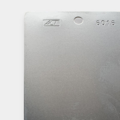 ACT Aluminum 6016-T4 1" x 6" x 0.039" with Mill Oil and Square Corners and without a Hanging Hole