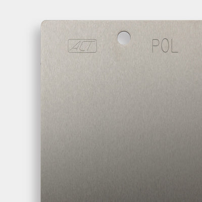 ACT Cold Rolled Steel 3" x 6" x 0.026" Polished - Ground Finish with Mill Oil