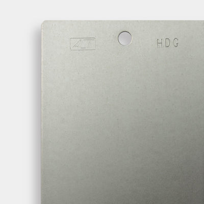 ACT Hot Dip Galvanized Unexposed (70 g/m²) 3" x 6" x 0.030" with Mill Oil