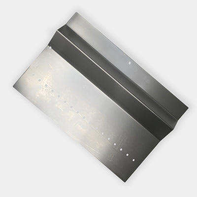 ACT Cold Rolled Steel 12" x 18" x 0.030" Sag Bend 17 Hole Panel with Bonderite 952 Parcolene 90 Ecoat: Aqua EC 4027 - Electroshield 27