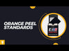ACT Orange Peel Standards - Set of 10 Standards with Orange Peel Ratings from 1 to 10 for Visual Reference