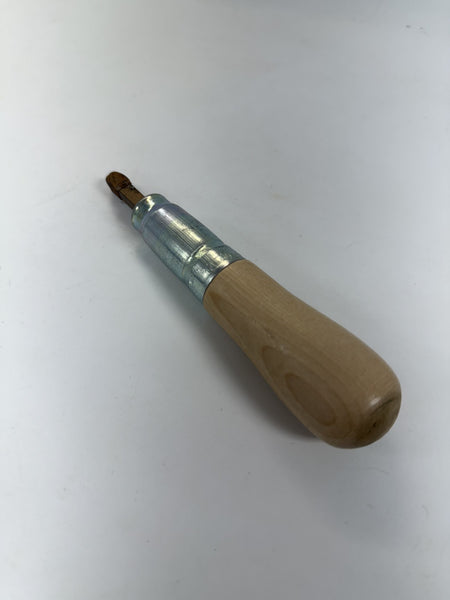 Scribe Tool with Wooden Handle and 60° Carbide Tip