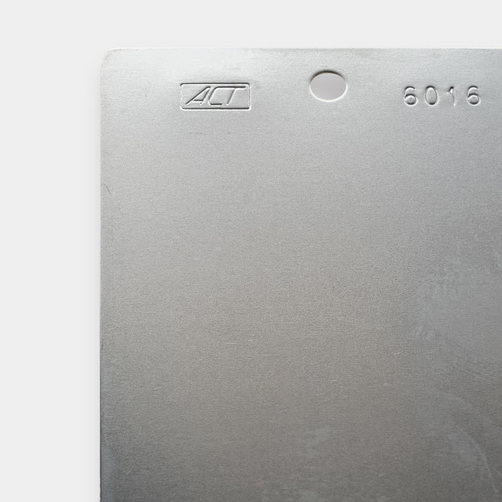 ACT Aluminum 6016-T4 6" x 12" x 0.039" with Mill Oil and Square Corners