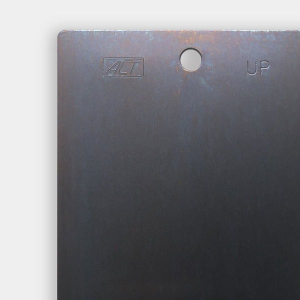 ACT Cold Rolled Steel 10" x 10" x 0.030" Bonderite 1000 Parcolene 90