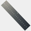 ACT Cold Rolled Steel 4" x 18" x 0.032" Sag Flat 17 Hole Panel with Chemfos 710 Chemseal 18