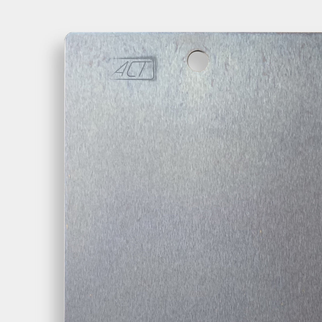 ACT Cold Rolled Steel 4" x 8" x 0.032" Polished - Ground Finish with Bonderite 1000 No Parcolene
