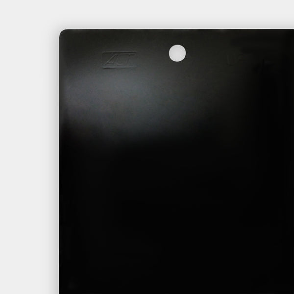 ACT Aluminum 5052-H32 4" x 12" x 0.025" Bonderite 952 Parcolene 90 Ecoat: Powercron 590 (Only Bottom Half of Panel Ecoated)