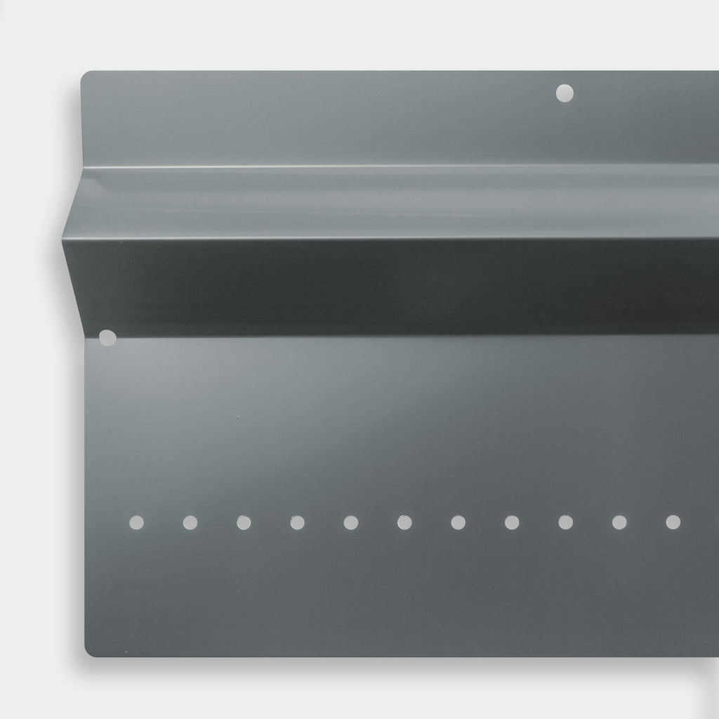 ACT Cold Rolled Steel 12" x 18" x 0.030" Sag Bend 17 Hole Panel with Bonderite 958 Parcolene 90