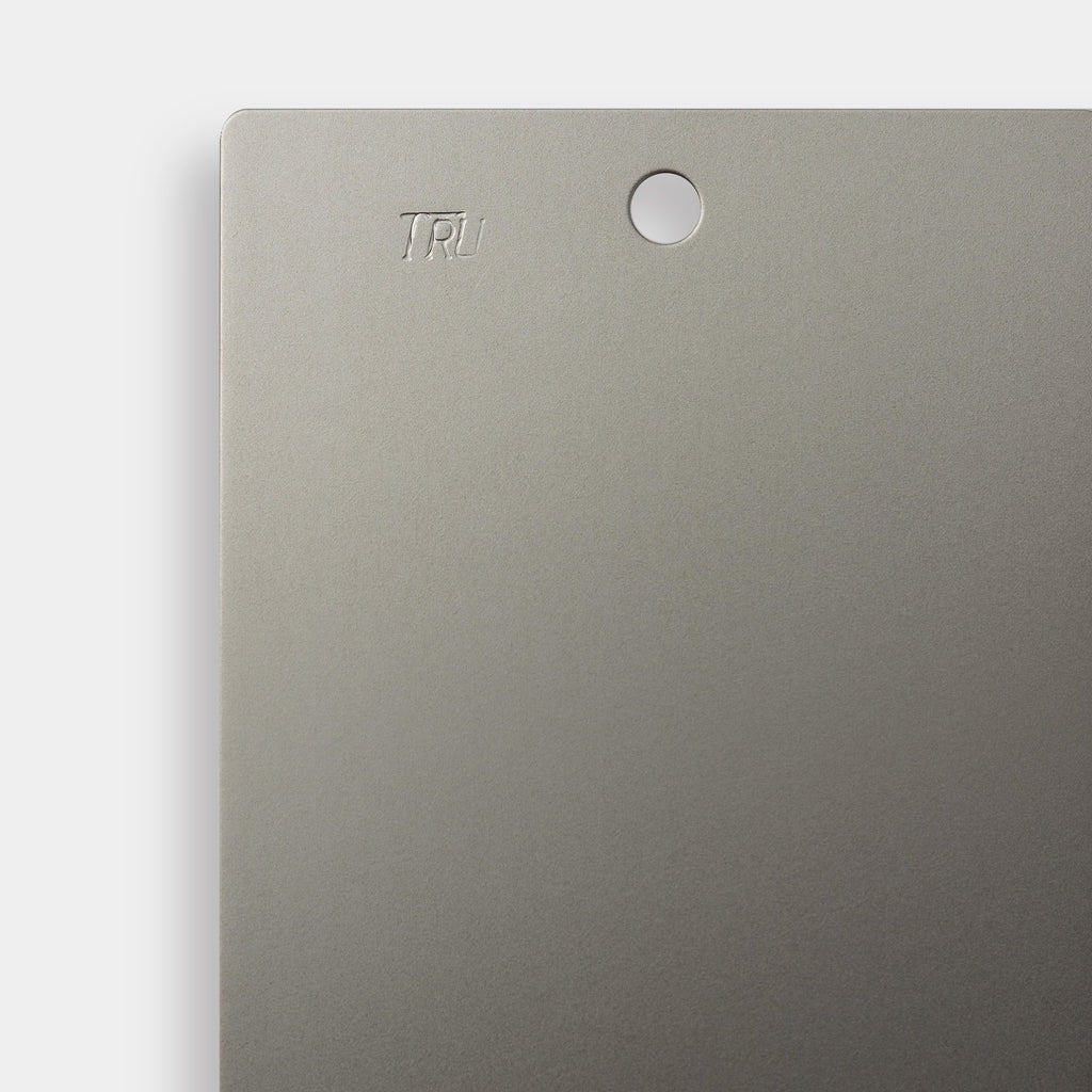 TRU Cold Rolled Matte Steel 3" x 9" x 0.032" Cleaned