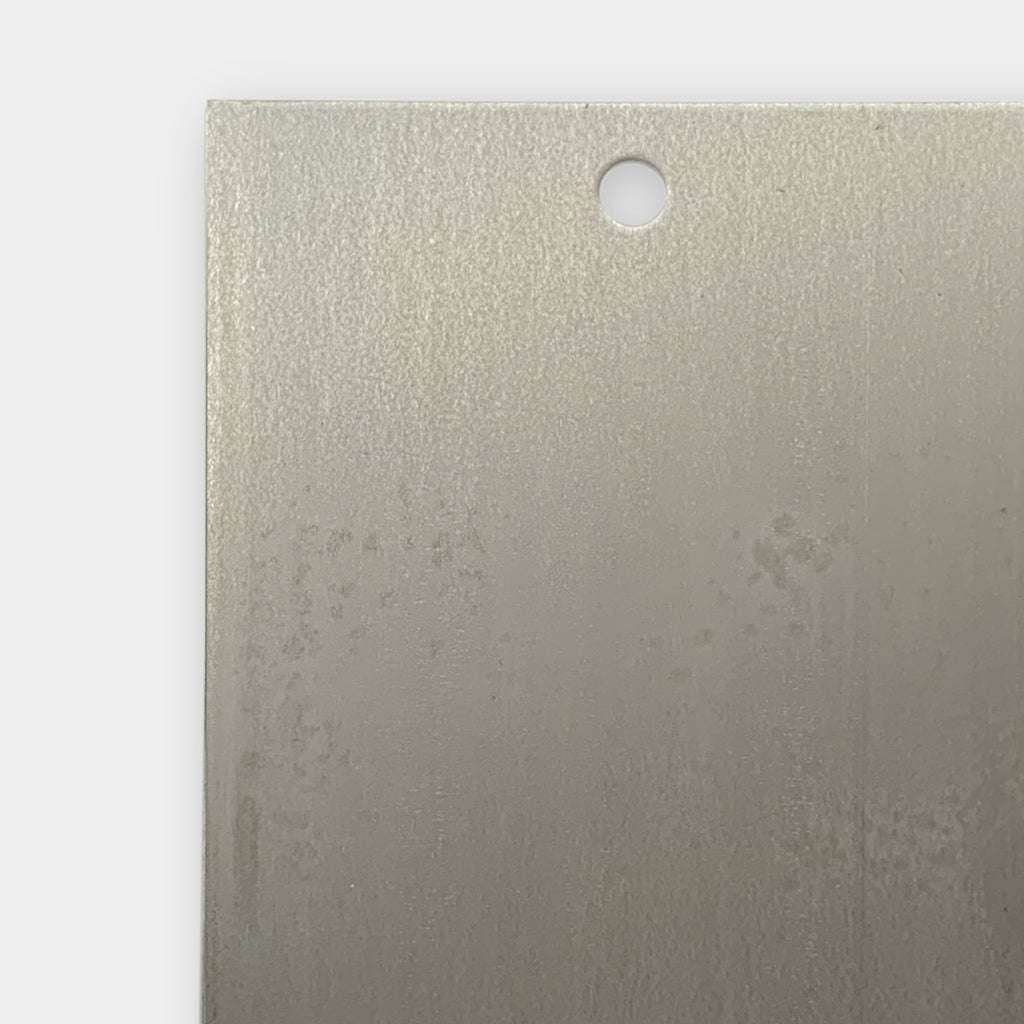 ACT Aluminum 2024-T3 4" x 12" x 0.040" with Mill Oil and Square Corners and a Protective PVC Coating on One Side